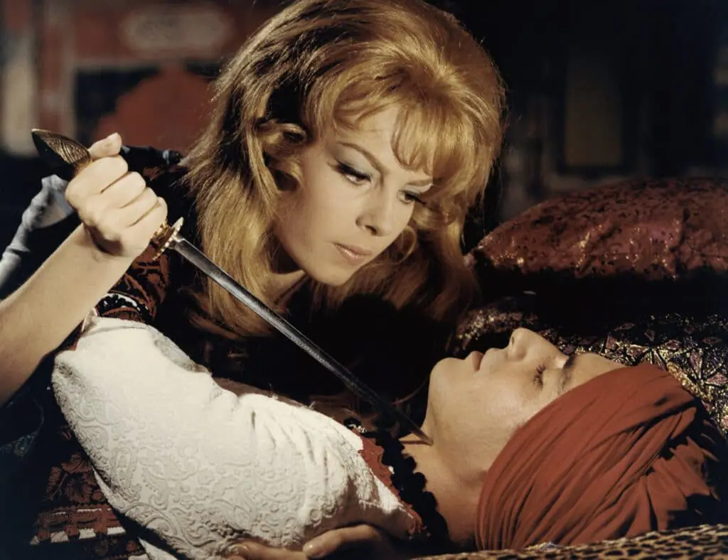 Michèle Mercier ve filmu Angelika a král