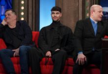 Herec Miroslav Etzler, zpěvák Adam Pavlovčin a teolog Petr Jan Vinš v Show Jana Krause