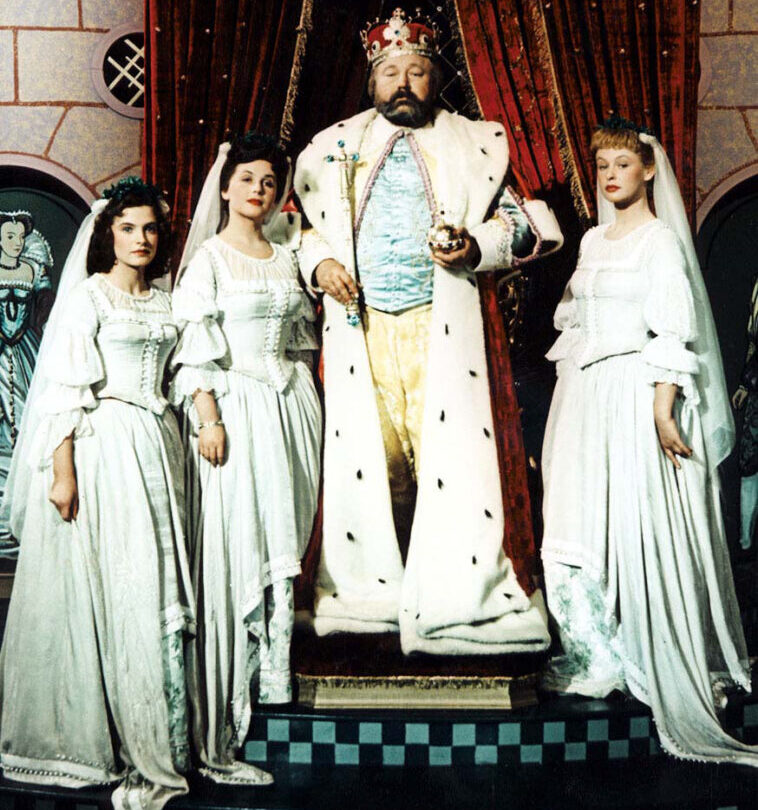 Byl jednou jeden král, Milena Dvorská, Stella Májová jako princezna Zpěvanka, Jan Werich, Irena Kačírková