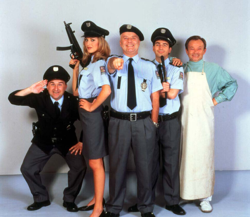 Jaroslav Sypal (na snímku vlevo) jako Hrubec, Byl jednou jeden polda