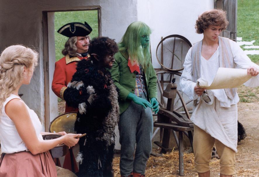 Andrea Černá a Radek Valenta jako Eliška a Jindřich v Princezna ze mlejna 2