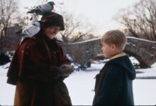 Brenda Fricker jako holubí dáma ze Sám doma 2: Ztracen v New Yorku