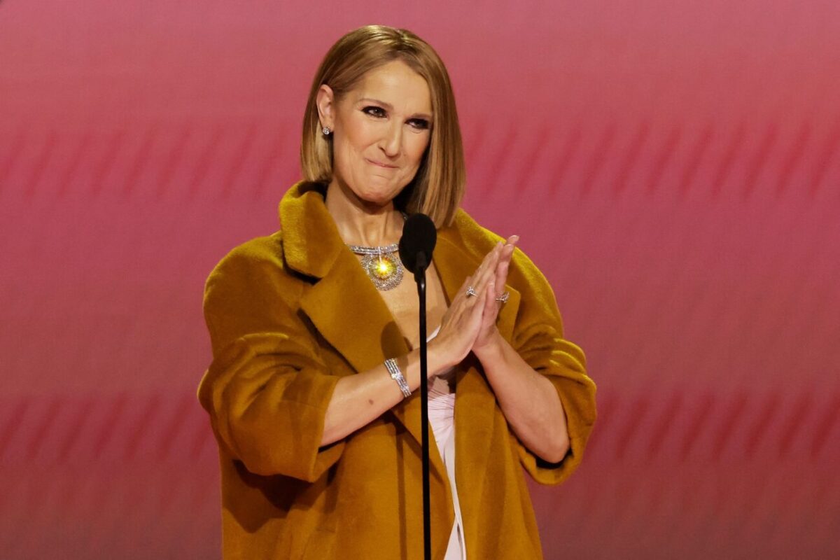 Céline Dion přišla na Grammy předat cenu