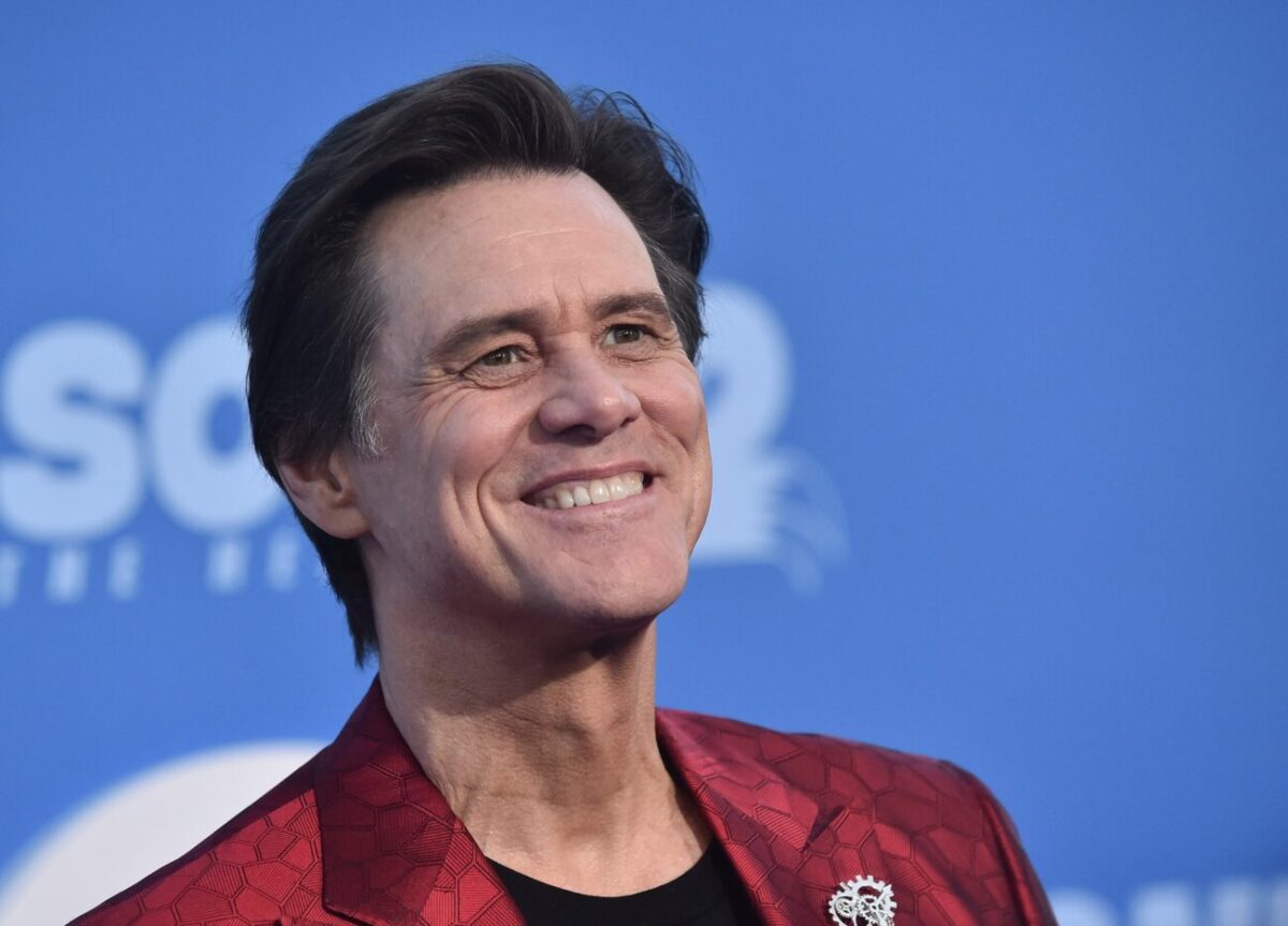 Jim Carrey v roce 2022 na premiéře snímku Ježek Sonic 2