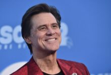 Jim Carrey v roce 2022 na premiéře snímku Ježek Sonic 2