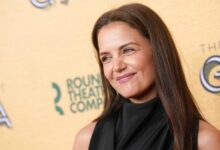 Katie Holmes na snímku z března 2024