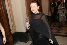 Milena Steinmasslová na předání cen České filmové a televizní akademie (ČFTA) Český lev 2024