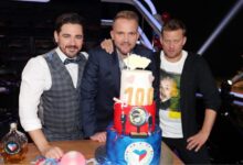 Hvězdy pořadu Máme rádi Česko, zleva: Vojtěch Kotek, Libor Bouček a Jakub Prachař.
