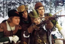 Vítězslav Jandák, Pavel Trávníček, Libuše Šafránková a Jaroslav Drbohlav ve Třech oříšcích pro Popelku.