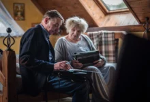 Libuše Švormová jako Irena Lindmanová s psychiatrem, krimi seriál Specialisté