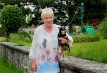 Herečka Jaroslava Obermaierová.