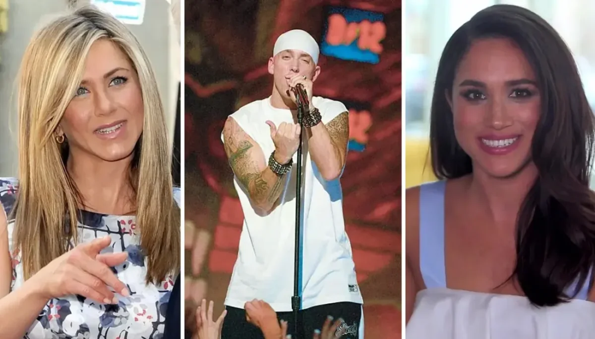 Jeniffer Aniston, Eminem a Meghan Merkle