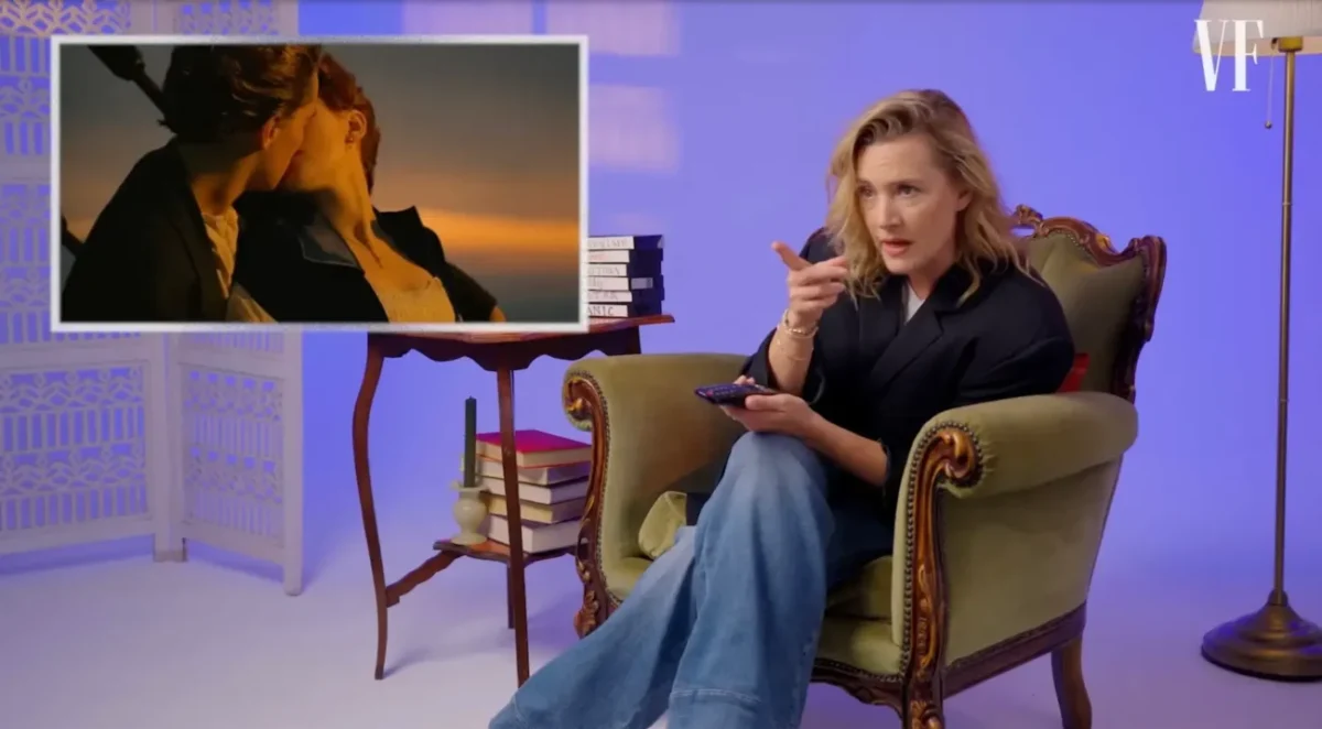 Herečka Kate Winslet promluvila o polibku s Leonardem DiCapriem.