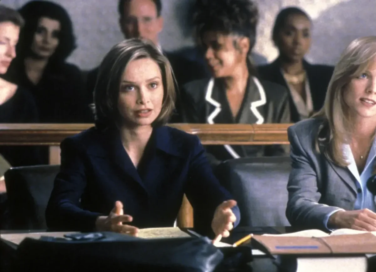 Calista Flockhart jako Ally McBeal v roce 1997.