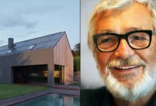 Český herec Jiří Bartoška a jeho chalupa