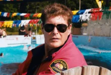 David Hasselhoff v době, kdy ještě hrál v Pobřežní hlídce.