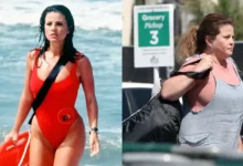 Yasmine Bleeth v seriálu Pobřežní hlídka a v roce 2023