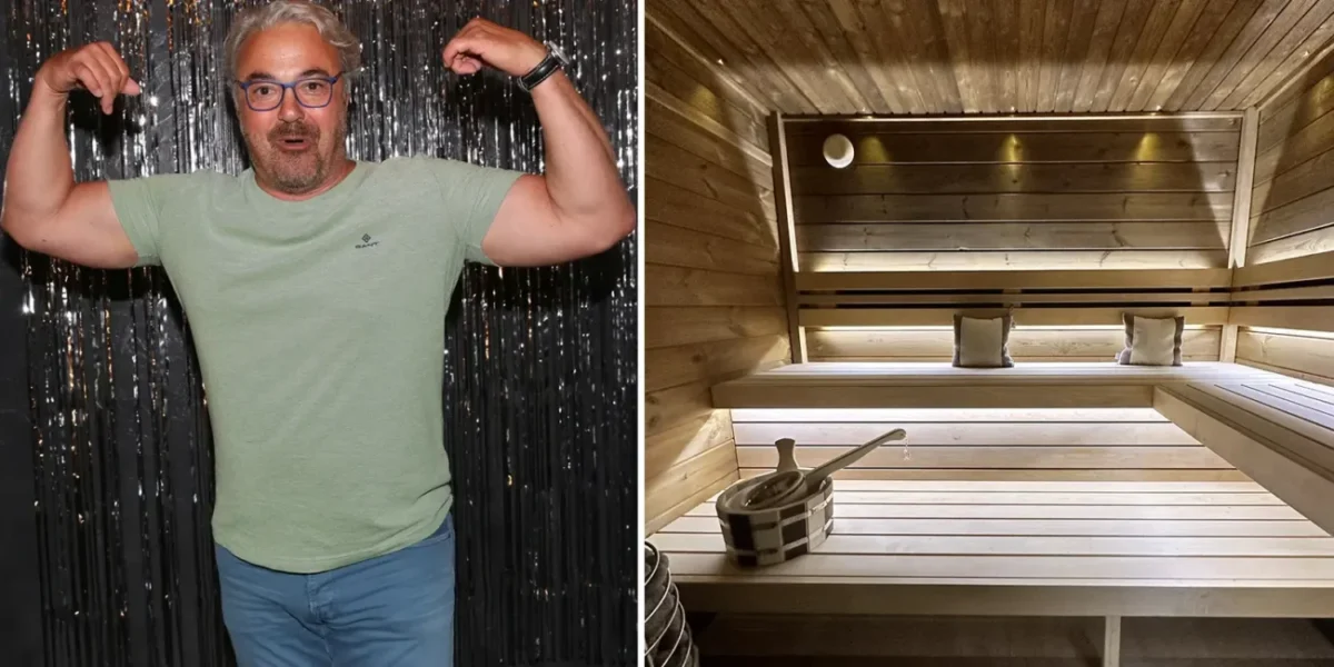 Martin Zounar a sauna