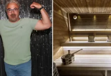 Martin Zounar a sauna
