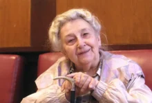 Herečka Stella Zázvorková.