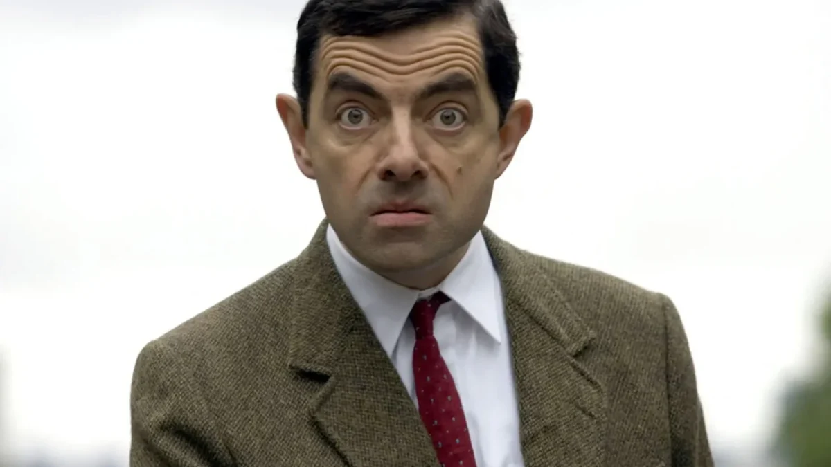 Rowan Atkinson jako Mr. Bean.