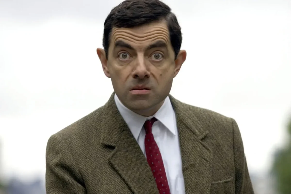 Rowan Atkinson jako Mr. Bean.