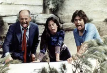Louis de Funès, Geraldine Chaplin a syn Louise, Olivier.