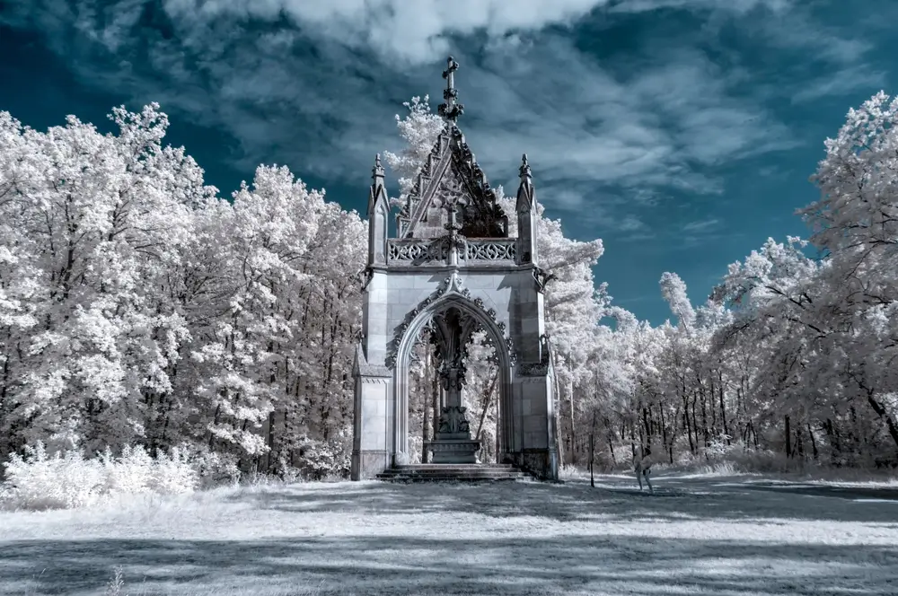 Kaple svatého Huberta v Lednicko-valtickém areálu.