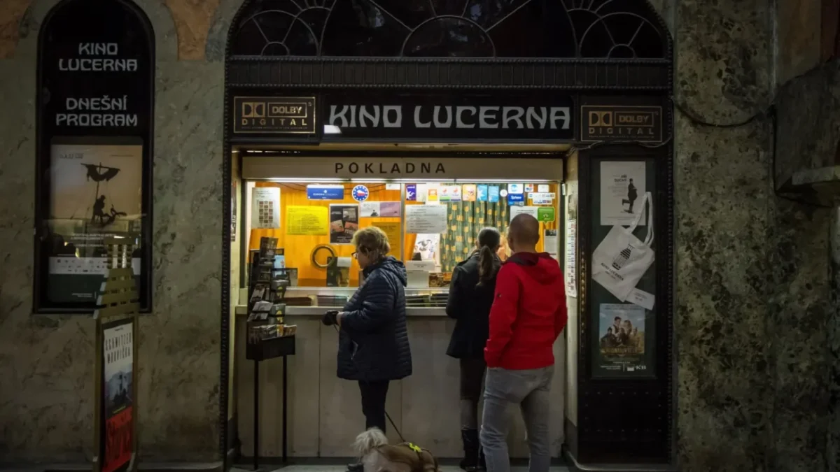 Kino Lucerna v Praze.