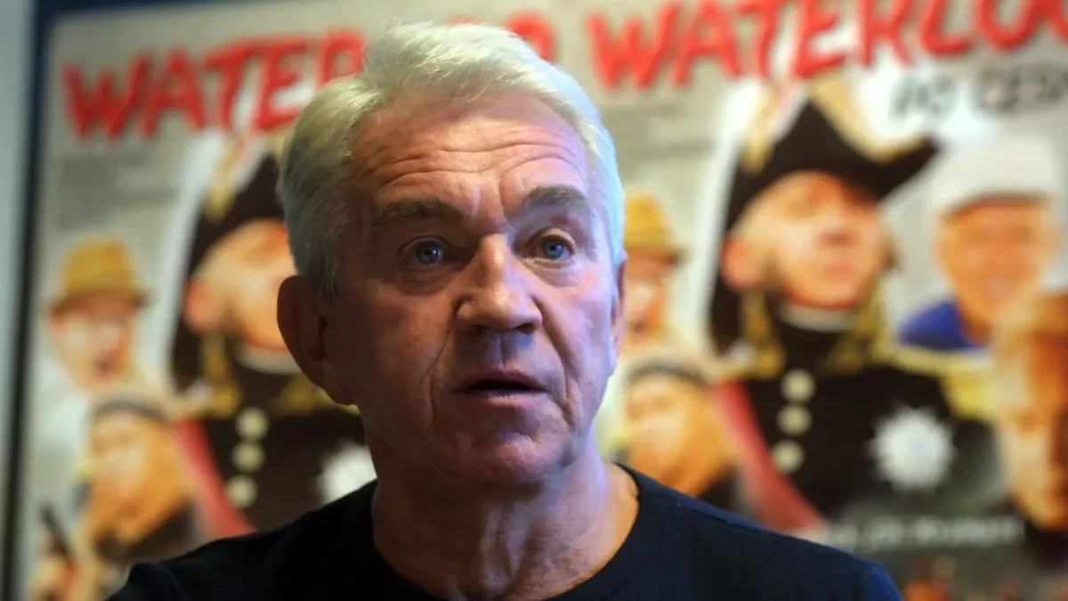 Jiří Krampol na premiéře filmu Waterloo po Česku.