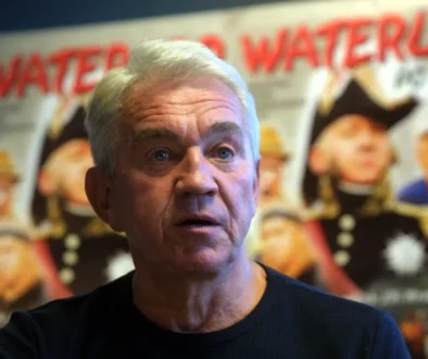 Jiří Krampol na premiéře filmu Waterloo po Česku.