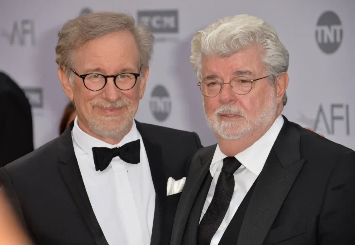 George Lucas po boku Stevena Spielberga