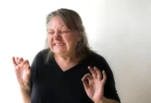 žena je znechucená