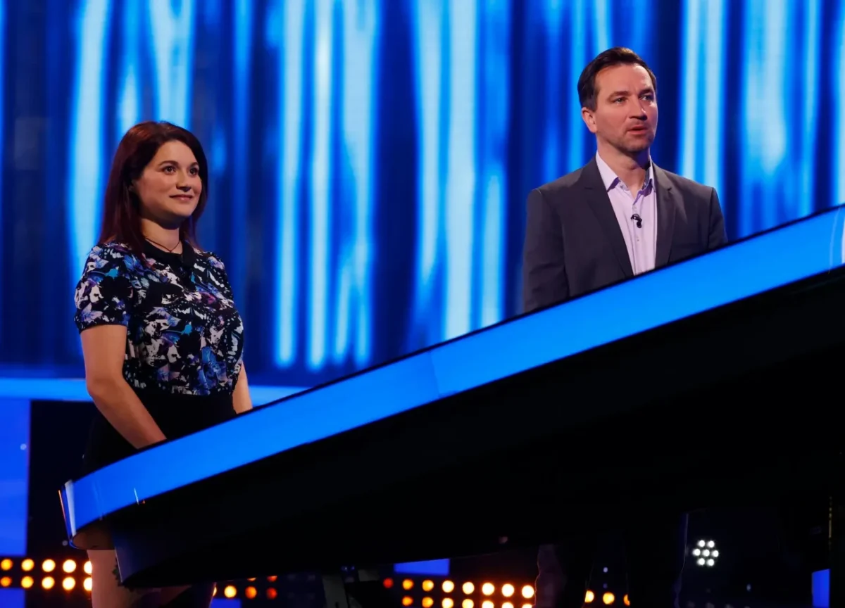 Na lovu - soutěžící a moderátor