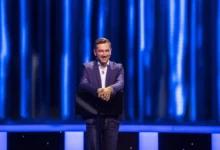 Ondřej Sokol během moderování pořadu Na lovu