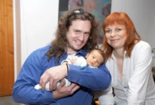 Jan Potměšil s manželkou Radkou a synem Janem před 19 lety