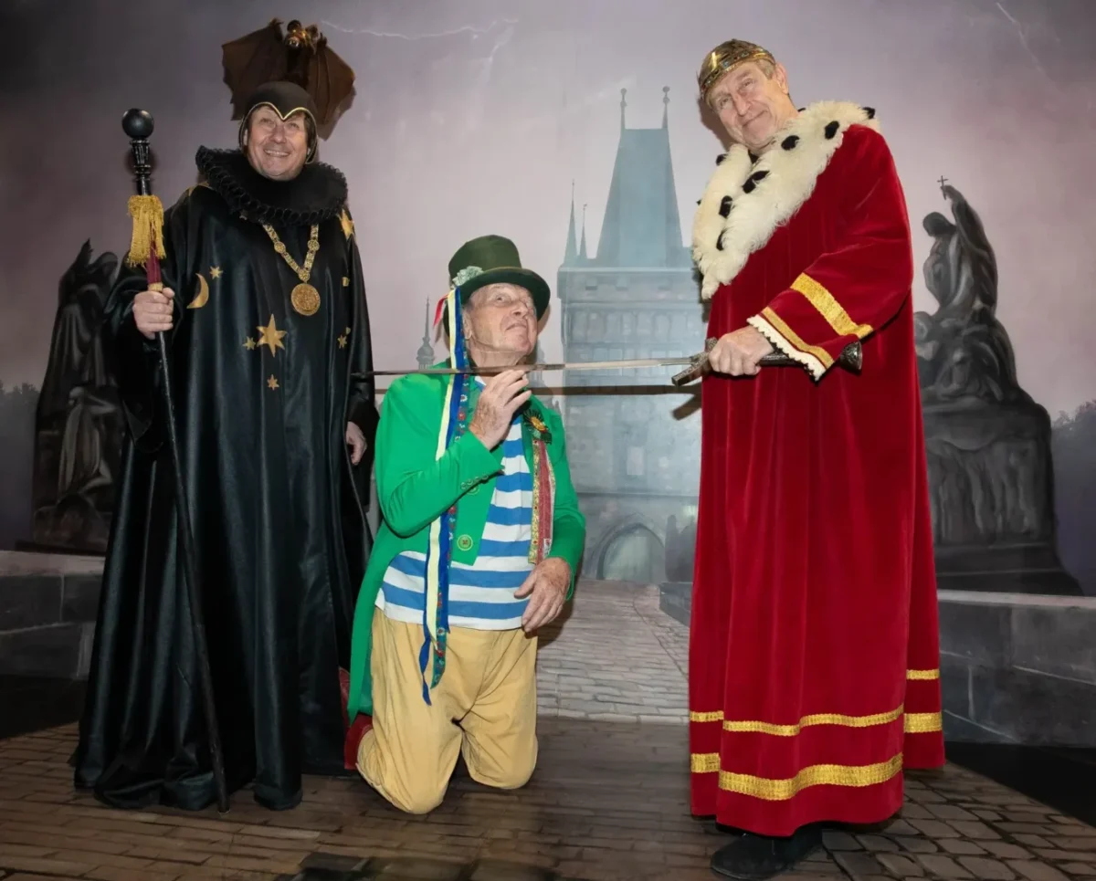 V Muzeu fantastických iluzí Pavla Kožíška byl Pepa Dvořák pasován na ministra všech českých vodníků