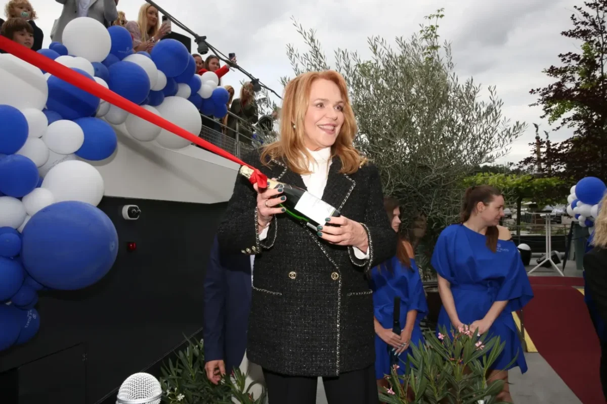 Dagmar Havlová křtila v přístavišti.