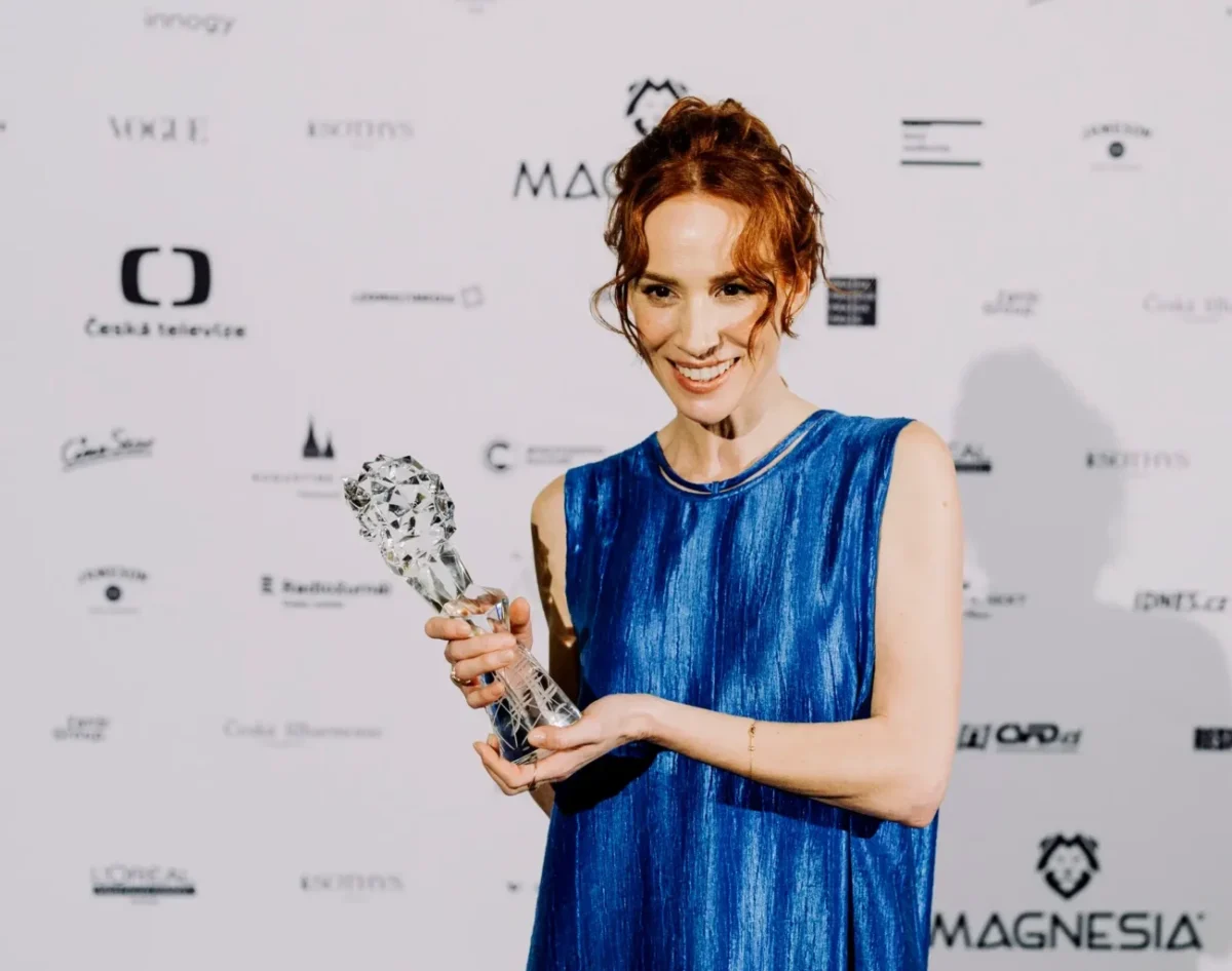 Táňa Pauhofová na Českém lvovi.