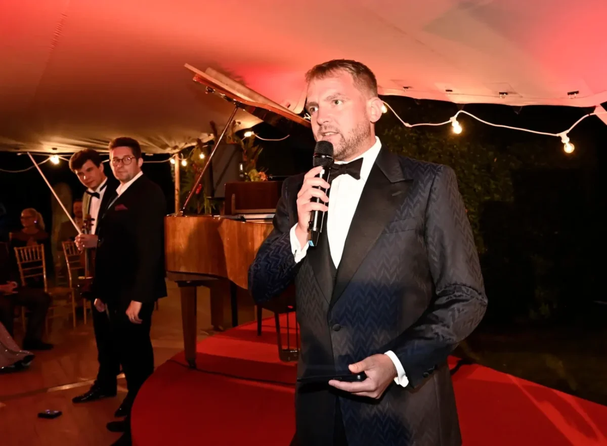 Libor Bouček při moderování MFFKV 2024.