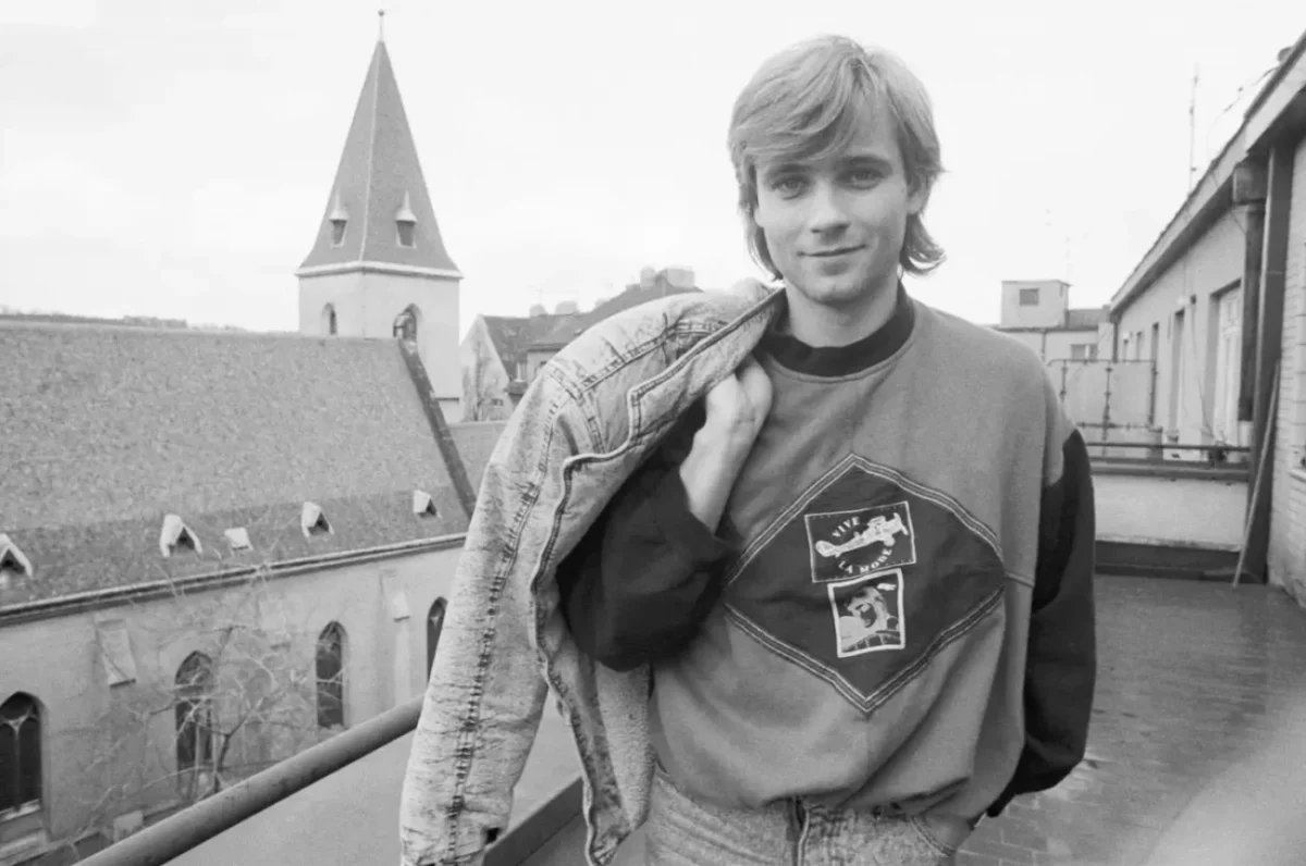 mladý Lukáš Vaculík v roce 1983