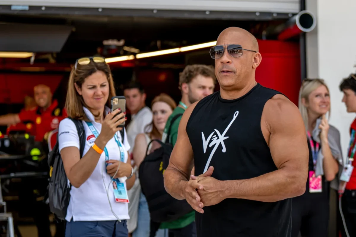 Vin Diesel na akci.