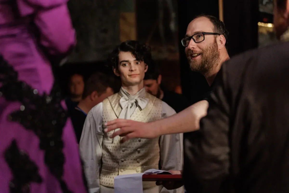 Štáb České televize s režisérem Tomášem Pavlíčkem natáčí na státním hradu Bouzov pohádku Tři princezny.