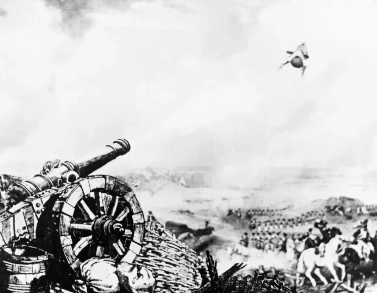 Baron Prášil vystřelený na Měsíc