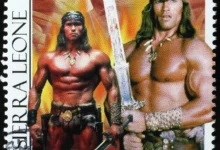 Arnold Schwarzenegger mladý a bez trička.