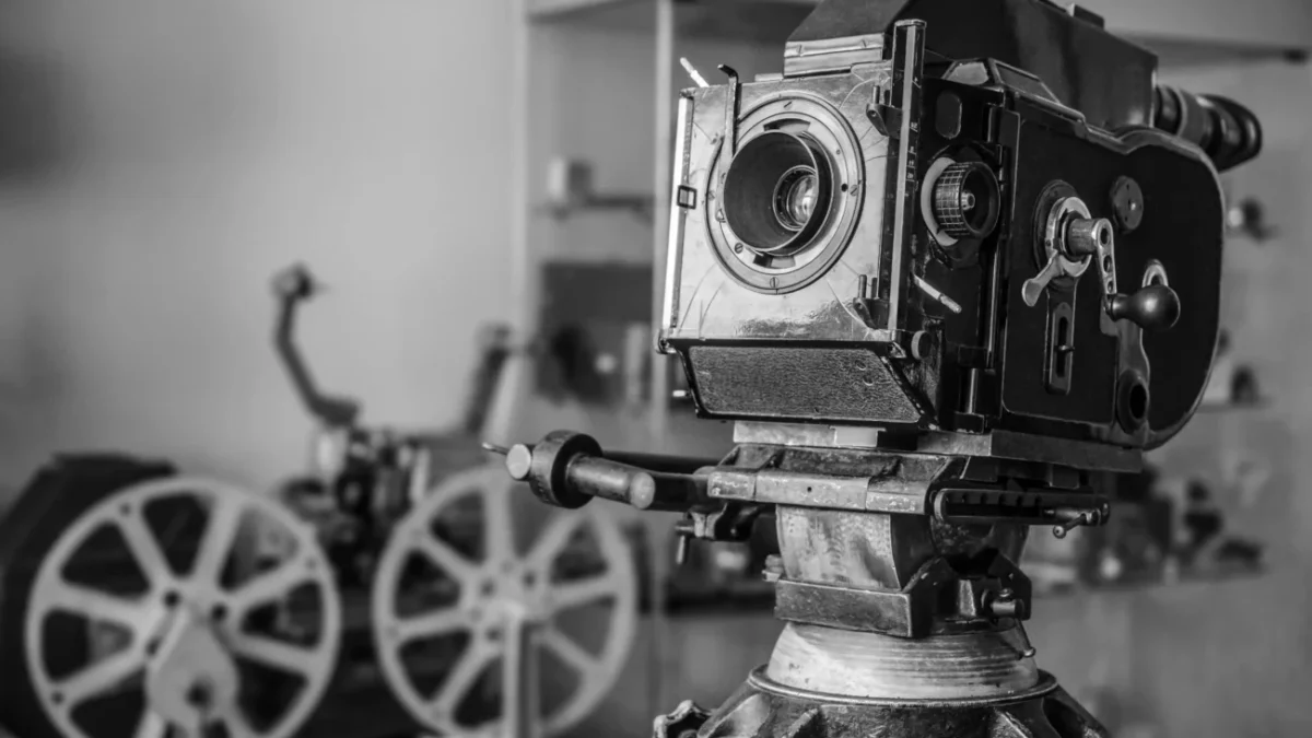 Starý filmový projektor