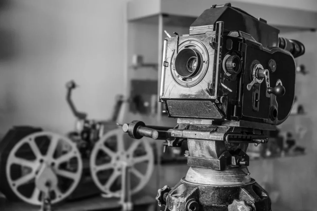 Starý filmový projektor