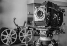 Starý filmový projektor
