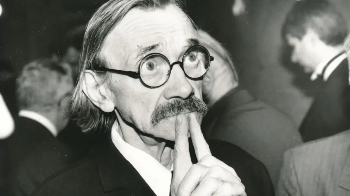 český herec Josef Kemr na černobílém snímku