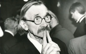 český herec Josef Kemr na černobílém snímku